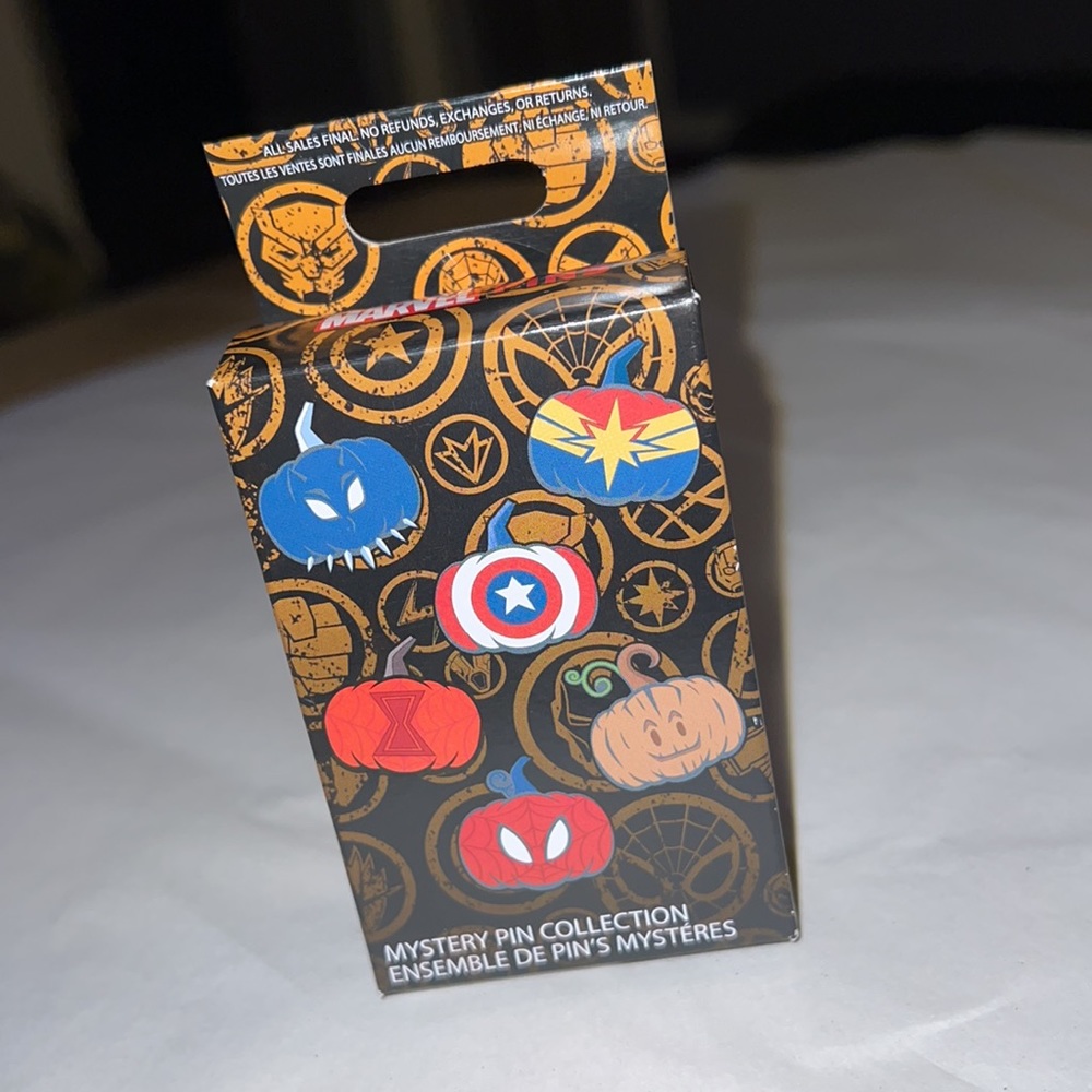 Disney Parks Marvel Pumpkins Halloween 2022 Mystery Pins